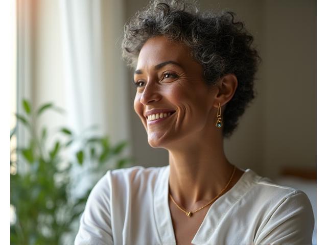 Portrait of Ms. Sarah Evans, Mental Health Therapist