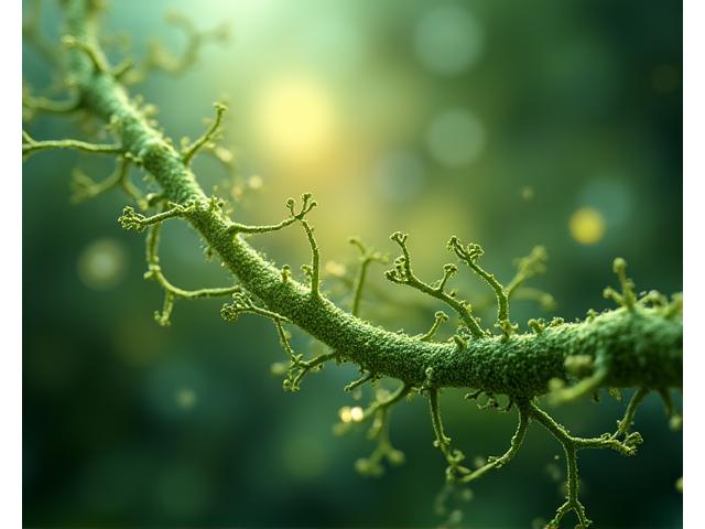 Close-up of healthy gut bacteria, illustrative